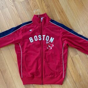 Nike Red and Navy Boston Track Jacket
